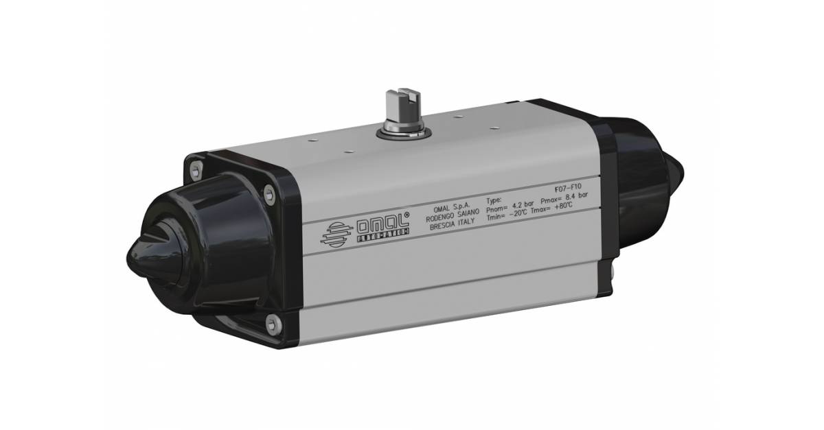 Spring return SR actuator 60 PSI ÷ 4,2 bar